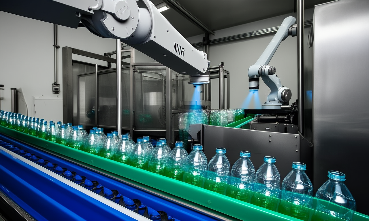 How does NIR technology improve recycling?