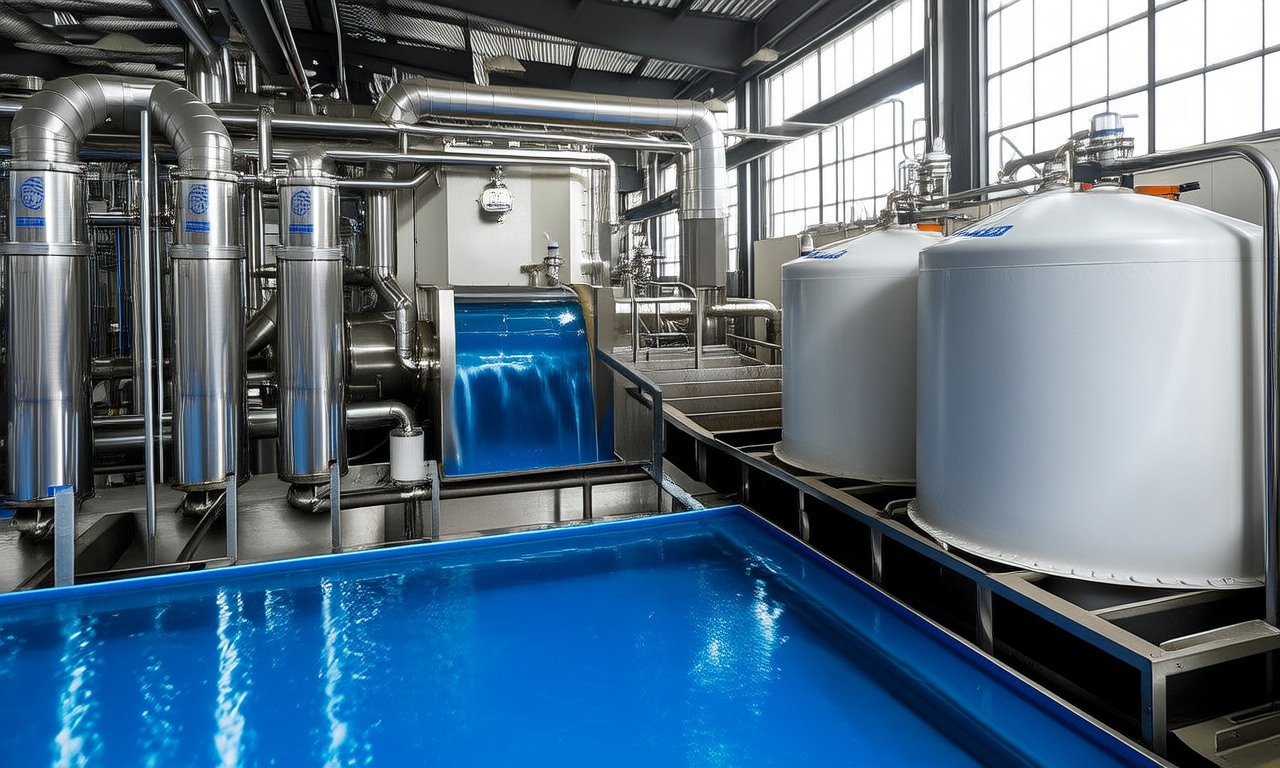What are the benefits of water recycling in industrial processes?