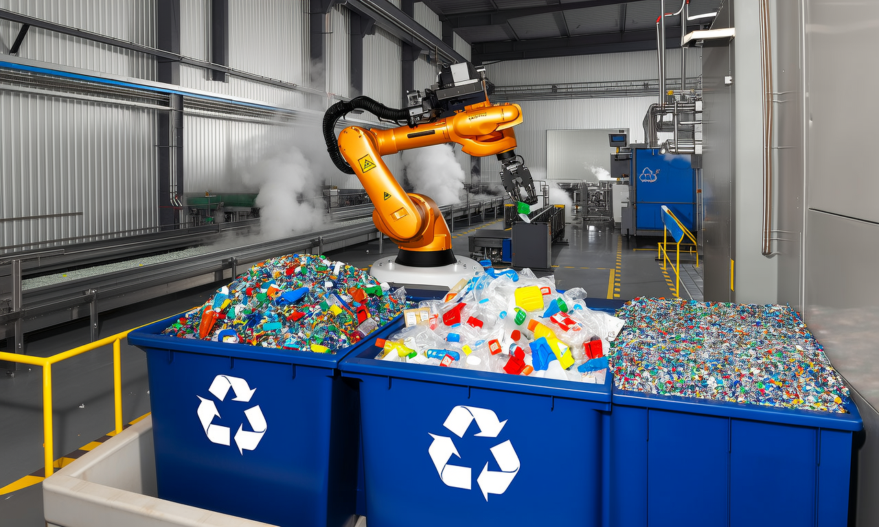 What are the latest innovations in plastic recycling?