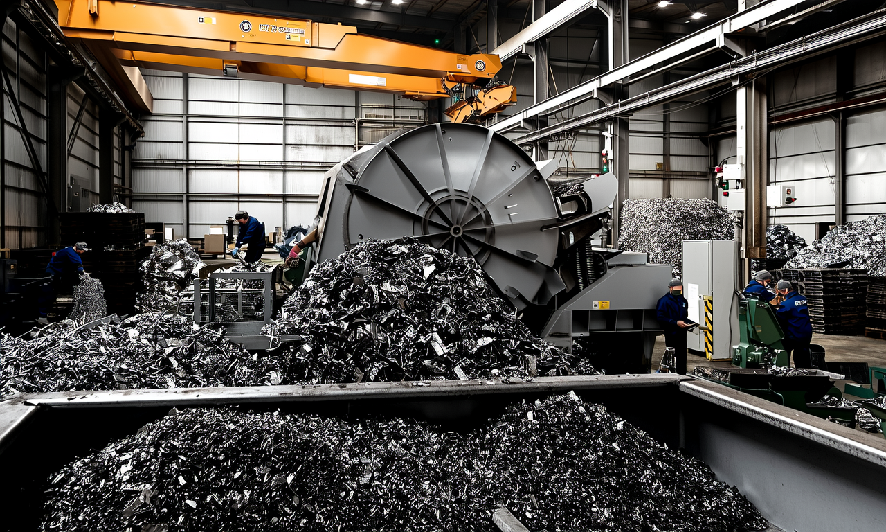 How do industrial crushers reduce recycling costs?