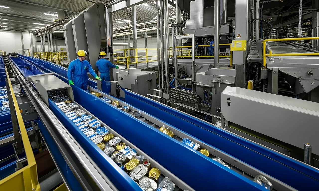 What are the benefits of industrial-scale recycling?